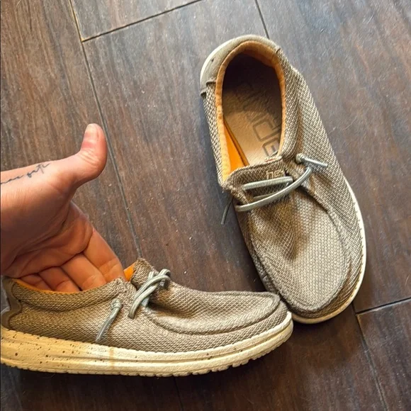 Hey Dude | Shoes | Hey Dude Tan Loafers Slipons Casual  display picture 3